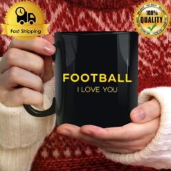 Football I Love You Mug