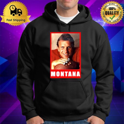 Football Player Legend Joe Montana 49Ers Hoodie