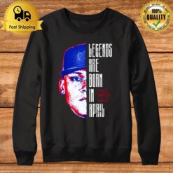 Football Player Number 99 Aaron Judge Legends Are Born Apparel Sweatshirt