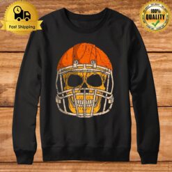 Football Player Skull Trick Or Treat Halloween Sweatshirt