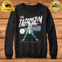 Football Quarterback Tua Tagovailoa Miami Dolphins Sweatshirt