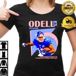 Football Wide Receiver For The La Rams Nfl Odell Beckham Jr 80S T-Shirt