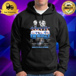 Forever The Voice Of The Dodgers Vin Scully 1927 2022 Signatures Hoodie