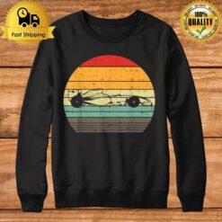 Formula Race Car Sunset Retro Driver Racing Fans Racer Gift Sweatshirt