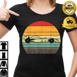 Formula Race Car Sunset Retro Driver Racing Fans Racer Gift T-Shirt