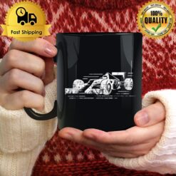 Formula Racecar Distressed Style Racing Mug