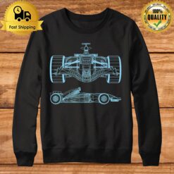 Formula Racing Car Silhouette Mechanical Engineering Draw Sweatshirt