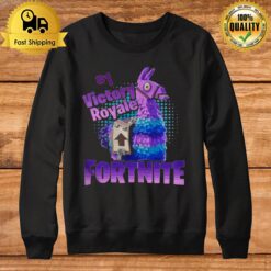 Fortnite Victory Royale Lucky Llama Gif Sweatshirt