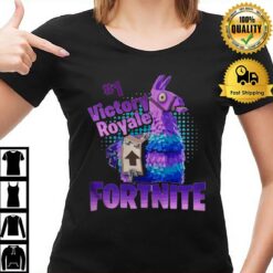 Fortnite Victory Royale Lucky Llama Gif T-Shirt
