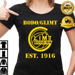 Fotballklubben Bod?limt Est 1916 T-Shirt