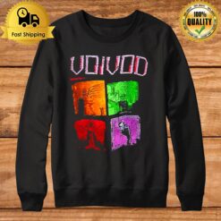 Four Albume Voivod Retro Rock Band Sweatshirt