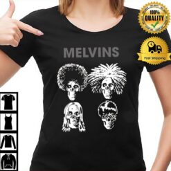 Four Heads Rock Band Melvin Art Melvins T-Shirt