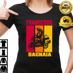 Francesco Bagnaia 63 Sunset Design Motorspor T-Shirt