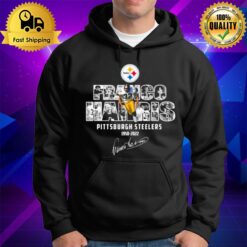 Franco Harris Pittsburgh Steelers 1950 2022 Signatures Hoodie