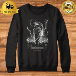 Frankenstein Black & White Lightning Scary Movie Sweatshirt