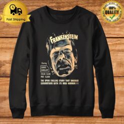 Frankenstein Horror Poster Sweatshirt