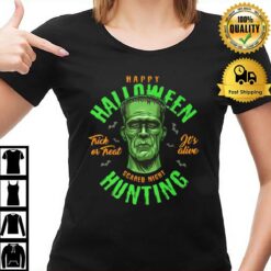 Frankenstein Scared Night Halloween Party T-Shirt