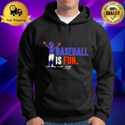 Frankie Lindor Baseball Is Fun Signature Hoodie