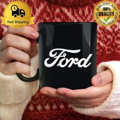 Frankie Muniz Wearing Ford Mug