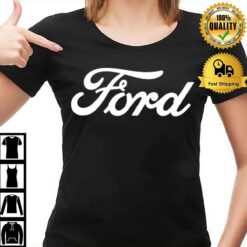Frankie Muniz Wearing Ford T-Shirt