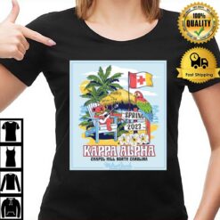 Fraternity Rush Beach Bear Kappa Alpha Spring 2023 T-Shirt