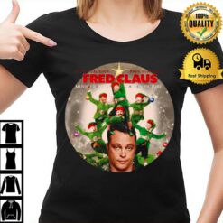 Fred Claus Bear On Your Path Wolf At Your Thigh T-Shirt