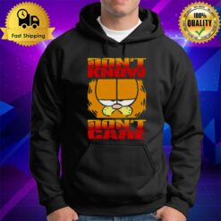 Garfield Don'T Know Don'T Care Hoodie