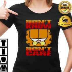 Garfield Don'T Know Don'T Care T-Shirt