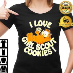 Garfield I Love Girl Scout Cookies T-Shirt