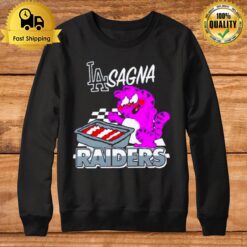 Garfield Los Angeles Dodgers Sagna Raiders Sweatshirt