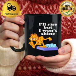 Garfield Rise And Shine Brown Mug