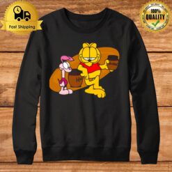 Garfield Winnie The Pooh Winnie The Garfield Many Lands Awesome Anime Sweatshirt