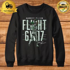 Garrett Wilson New York Jets Flight Gw17 Signature Sweatshirt