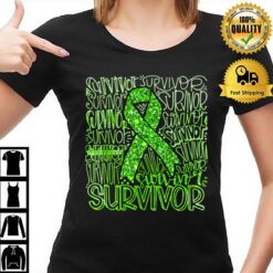 Gastroparesis Awareness Survivor Fighter Leopard T-Shirt