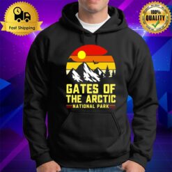 Gates Of Arctic National Park Vintage Retro Sunset Alaska Hoodie