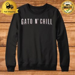 Gato N' Chill Tee Sweatshirt