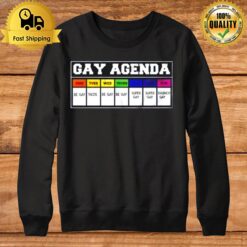 Gay Agenda Be Gay Tacos Brunch Sweatshirt