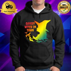 Gayest Witch In Town Apparel Halloween Support Lgbt Pride Hoodie