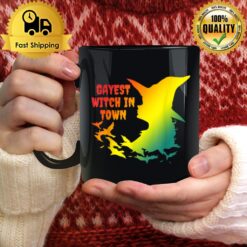 Gayest Witch In Town Apparel Halloween Support Lgbt Pride Mug