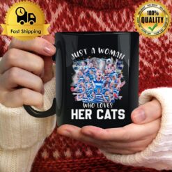 Geelong Cats Just A Woman Who Loves Her Cats 2022 Mug