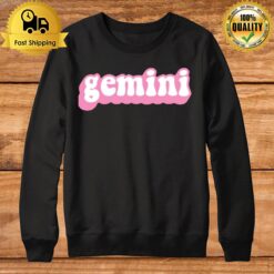 Gemini Pink Tex Sweatshirt