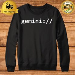 Gemini Protocol Blue Sweatshirt