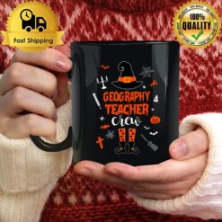 Geography Crew Teacher Spooky Vibes Halloween Costumes Mug
