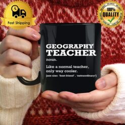 Geography Teacher Definition Job Title Back To School Mug