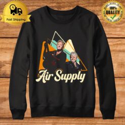 Geometric Design Air Supply Band Sweatshirt