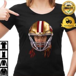 George Kittle San Francisco Football Sports Face T-Shirt