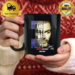 George Michael Remember Me And Let The Music Play Signature Mug