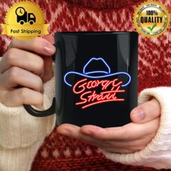 George Strait Black Neon Sign Mug