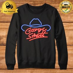 George Strait Black Neon Sign Sweatshirt