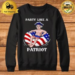 George Washington 4Th Of July Usa Patrio Sweatshirt